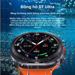 Đồng Hồ Thông Minh Bluetooth DT Watch 7 Ultra Bộ Nhớ 32GB Máy Nghe Nhạc La Bàn Menu 3D Chức Năng Gọi Điện Dành Cho Samsung Android iOS Nam Nữ