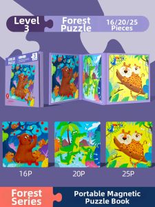 Educational Magnetic Puzzles Large Pieces