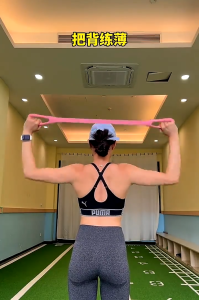 Yoga Restraint Band Silicone High Elastic 8-shaped Home Fitness Belt Equipment Stretching Band Chest Expansion Yoga Elastic Rope