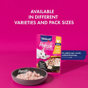 Vitakraft Poesie Delice อาหารแมวชนิดเปียก อาหารแมว ขนาด 85 กรัม