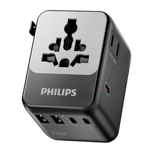 Philips | Universal 70W Fast Charging Travel Adapter EU/UK Plug 70W