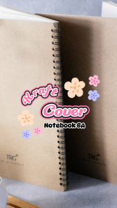 TRG Brown Kraft Cover Spiral Notebook B5 NB-80 - Buku Tulis Catatan B5 Bookpaper Motif Ruled Dotted Grid Plain TRG