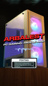 PC Gaming Fullset Ryzen 3 3200G RAM 32GB SSD 256GB Lengkap Monitor 24 Inch Siap Pakai | ARBALEST