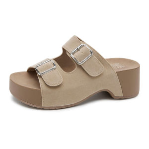 Vintage Thick-Soled Sandal Slippers For Women