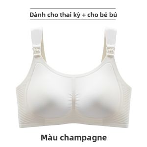 Áo ngực MiiOW bà bầu không dây có cài trên có khóa kéo chống chảy xệ kiểu hình chữ U