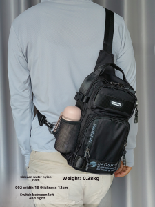 New Large Capacity Chest Bag Outdoor Sports Leisure Multi-Functional Single Shoulder Bag Waterproof Hip Hop Crossbody Bag