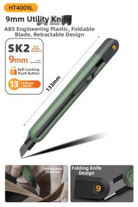 deli | Small Thick Utility Knife Household Use Parcel Opening Paper Cutting