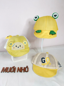 Mũ Bé 0-24 Tháng Siêu Dễ Thương - Chất Liệu Mềm Mịn Thoáng Khí | 🌱 Muối Nhỏ 🌱