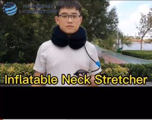 SKY E-COMMERCE CO.Ltd COD FY-#NTD1199 Inflatable Neck Stretcher Support 3 Tubes Air Cervical Traction Pain Relief