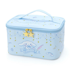 Large Capacity Cosmetic Bag Portable Handheld Lipstick Storage Pouch Travel Toiletry Bag Cartoon PU Material Family Storage Organizer