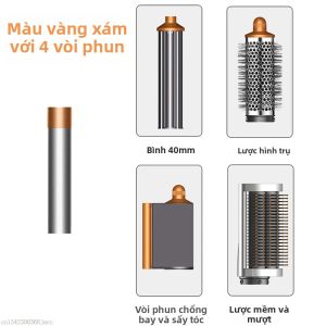 Máy Sấy Tóc Đa Năng SenCiciMen X9 Chuyên Nghiệp Máy Uốn Tóc Bàn Chải Tạo Kiểu Tóc Nóng Với Trục Uốn Cấp Độ Salon Công Nghệ Ion Âm Điều Chỉnh Nhiệt Độ