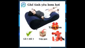 Ghế Bơm Hơi Thư Giãn - Tặng Bơm Điện - Tặng Dây Buộc