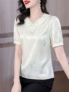 DAIXIANGFEIZI | Summer Elegant Satin Shirt