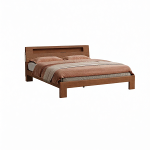 DONGMU | Giường Gỗ Nguyên Miếng Phong Cách Bắc Âu Hiện Đại Minimalist