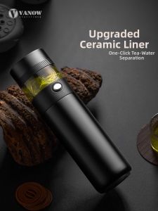 Vanow | Ceramic Lining Portable Tea Infuser Thermos