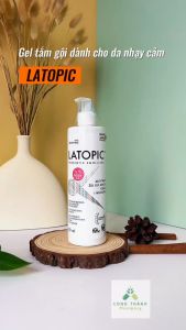 [CÓ TEM] Sữa tắm gội LATOPIC Probiotic Emollient - Dành cho da nhạy cảm viêm da cơ địa da khô ngứa cho bé (Chai 400ml)