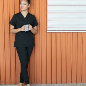 Caniboo Bowie Women’s Jogger Scrub Pants- Soft Lightweight Anti-Wrinkle Premium Triple Blend Fabric for Doctors Nurse Spa Clinic Medical Uniform