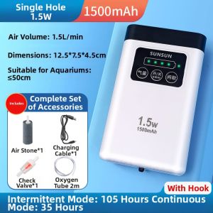 Sunsun | Outdoor Fishing Oxygen Pump Quiet Operation AC/DC USB Charging