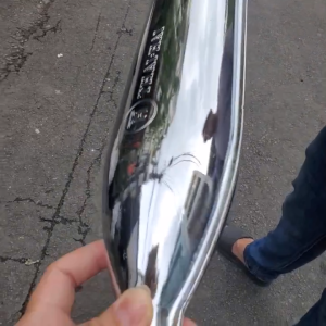 (TH Trắng) Pô ĐamĐam Cam Xăng (vĩ đuôi lỗ 18) (Không Ruột) DÀNH CHO THỢ SẮP PÔ - Ống xã khí thải (MS013)