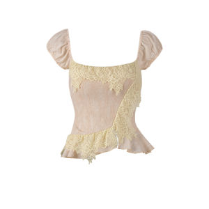 Breast Padding Waist-Shaping Knit Top