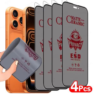 1-4PCS Anti-Spy Ceramic Membrane For Xiaomi Redmi Note 15 Pro 14 12 13 10 11 Redmi 15 13C 9 Pro 14C Screen Protector Film Matte