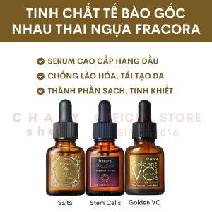 Serum Fracora tinh chất tế bào gốc nhau thai ngựa cao cấp siêu chống lão hoá 15ml Nhật