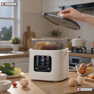 Egg Boiler 12 Modes Egg Steamer Precise Control Half Boiled Egg Maker Anti-Dry Burn Egg Cooker Breakfast Machine