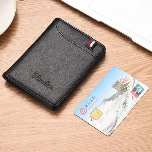 [Crazy Bag] Ultra Thin Mens Wallet Vertical Small Card Holder