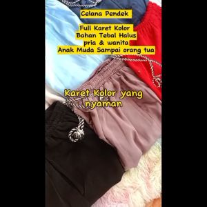TERLARIS 100 DAPAT 5 CELANA PENDEK PRIA DEWASA SANTAI MURAH