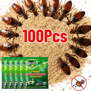 100Pcs Effective Cockroach Removal Bait Powder Insecticide Pest Control for Home Kitchen