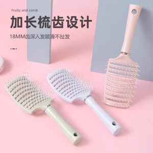Womens Special Air Cushion Comb Hair Massage Styling Tool Large Bend Rib Bone Comb Household Use Hair Care Tool