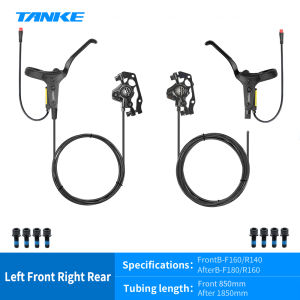 TANKE Hydraulic Disc Brake for E-Bike & MTB Brake Caliper Parts Fit Electric Folding Bike Power-Off Function Riding Brake
