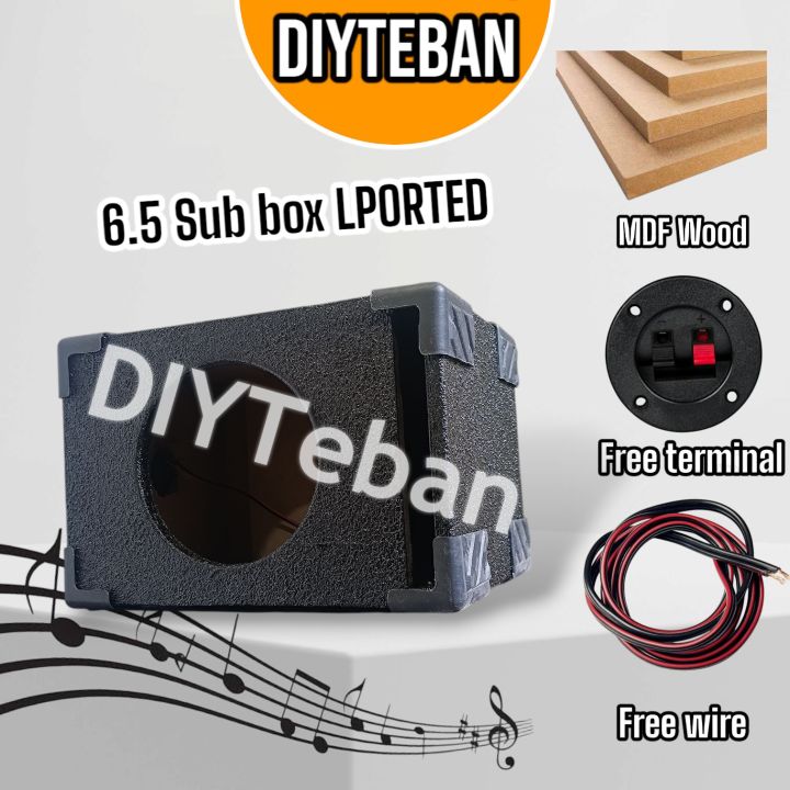 Inches Subwoofer BOX L Ported Enclosure 40hz Tuning Available