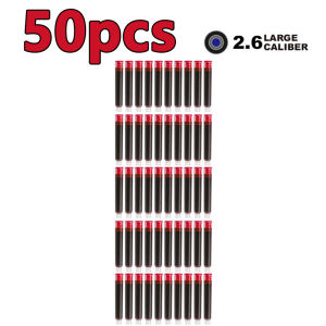 Fountain Pen Ink Cartridges Set Black Blue Red Refill High Quality Bore Diameter for Smooth Writing 2.6mm 3.4mm 50 Pcs 100Pcs