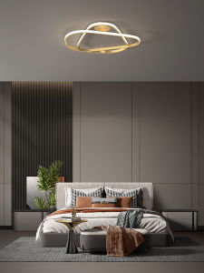ZHENMEIJU | Copper Scandinavian Style Luxury Modern Simple Bedroom Ceiling Light