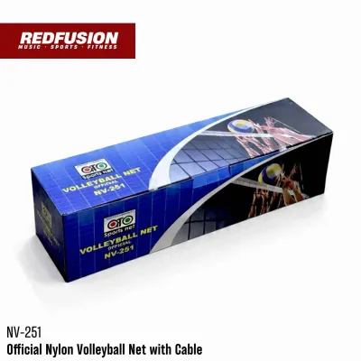 GTO NV-251 Nylon Official Volleyball Net With Cable