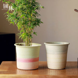 Bình Hoa Phong Cách Trung Hoa Mới Trang Trí Phòng Khách Hoa Màu Sắc Hoa Cactus Trang Trí Ban Công Đồ Trang Trí Nhà Bằng Gốm Sứ