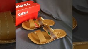 SALE PROMO SANDAL SELOP PRIA bahan kulit import murah cewek cowok karet lentur anti selip terbaru