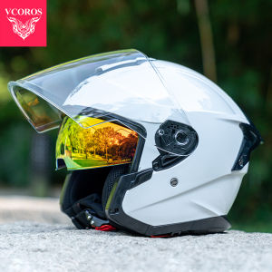 Vcoros | Dual Lens Three-quarters Helmet