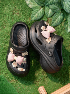 Semir | Thick Sole New Summer Black Puff Sandals
