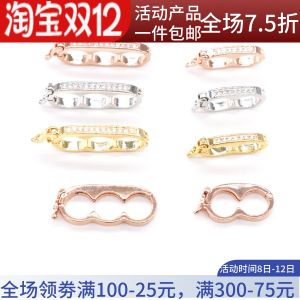 Mới 2 Lớp Dây Ngọc Trai Khóa Dài Áo Len Dây Xích Khóa Phụ Kiện Hợp Kim/Mạ Bạc/Chất Liệu Mạ Vàng