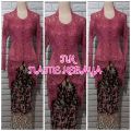 set kebaya pesta modern kebaya wisuda kebaya abg kerah sunda + longtorso dan rok prisket.. 
