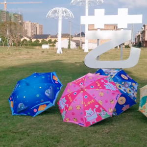 COD ร่มกันฝนเด็ก ร่มเด็ก ร่มนักเรียน ด้ามยาว กันฝนเ กันแดด ลายการ์ตูนน่ารักๆ