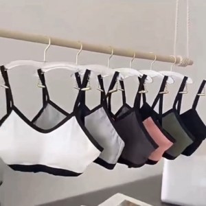 3/1PCS Womens underwear Wireless Spaghetti Straps Comfortable Yoga Running U-Back Sports Bra Top