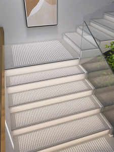 Internet Celebrity Minimalist Stair Step Mats Non Slip Leather Scrub Self-Adhesive Step Mat Carpet For Home Soundproof Floor Mat