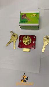 Nasara 1 Box 10PCS / 12PCS 505 Cabinet Drawer Lock Square Security Drawer And Furniture Cabinet Lock Set / Kunci Laci / 抽屉锁
