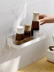 【Agate ของแท้】ชั้นวางของในห้องน้ำ ชั้นวางของติดผนัง ชั้นวางของ ชั้นวางของเอนกประสงค์ รุ่นไม่ต้องเจาะ รับน้ำหนัก ชั้นวางติดผนัง