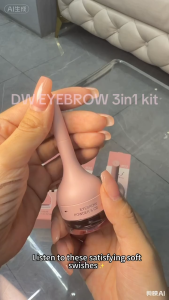 【Hajie Alejandro Approved】 DW Natural Shaping Eyebrow Cream & Powder W/ Eyebrow Brush 4g