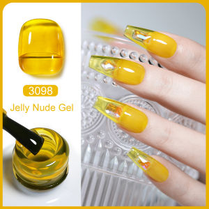 Arte Clavo 15ml Yellow Transparent Colors Nail Gel Polishes Nails Art Hybrid Semi Permanent UV Pink Lakiery Gel Hybrydowe Vernis