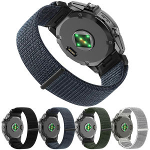 QuickFit 22mm 26mm Nylon Strap For Garmin Epix Gen 2/TACTIX 8 Adjustable Sport Watchband Fenix8 Pro E 7 7X 6 6XPro Loop Bracelet